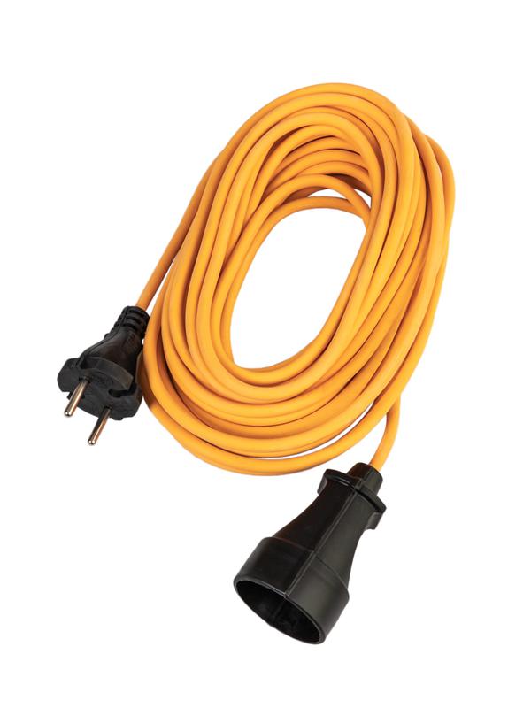 Удлинитель-шнур 1х10м 10А 220В 2200Вт ПВС 2х0.75 УХ10 Россия КОСМОС YSHKsm10m-1g(10A)S