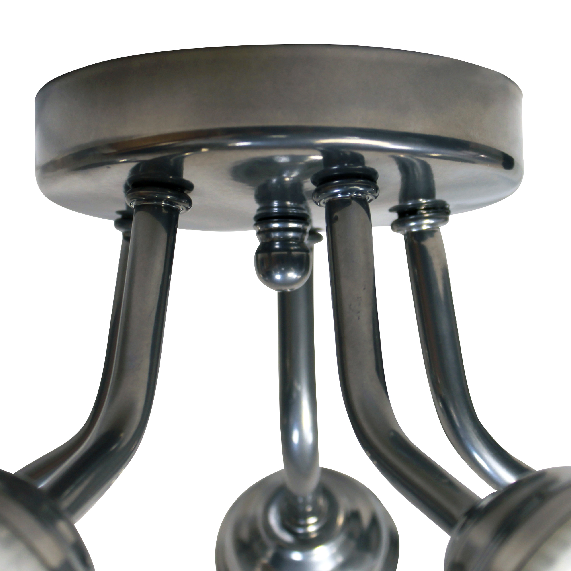 Светильник Бона 151 хром (плафон П0476) НПБ 01-5х60-130 Е27 ИУ