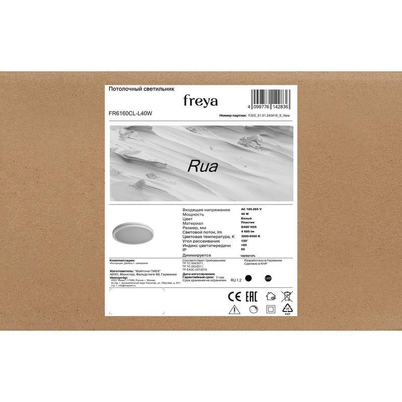 Светильник Rua 40Вт IP 65 потолочн. Freya FR6160CL-L40W