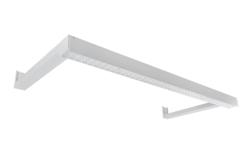 Светильник светодиодный ДБО OF 23 C 30 AW 940 L1500 WH WBRA500 1446х64х64мм 25Вт 4000К IP20 Ra90 линейный для школьных досок с регул. креп. 500мм в компл. бел. Русский Свет 11112324375