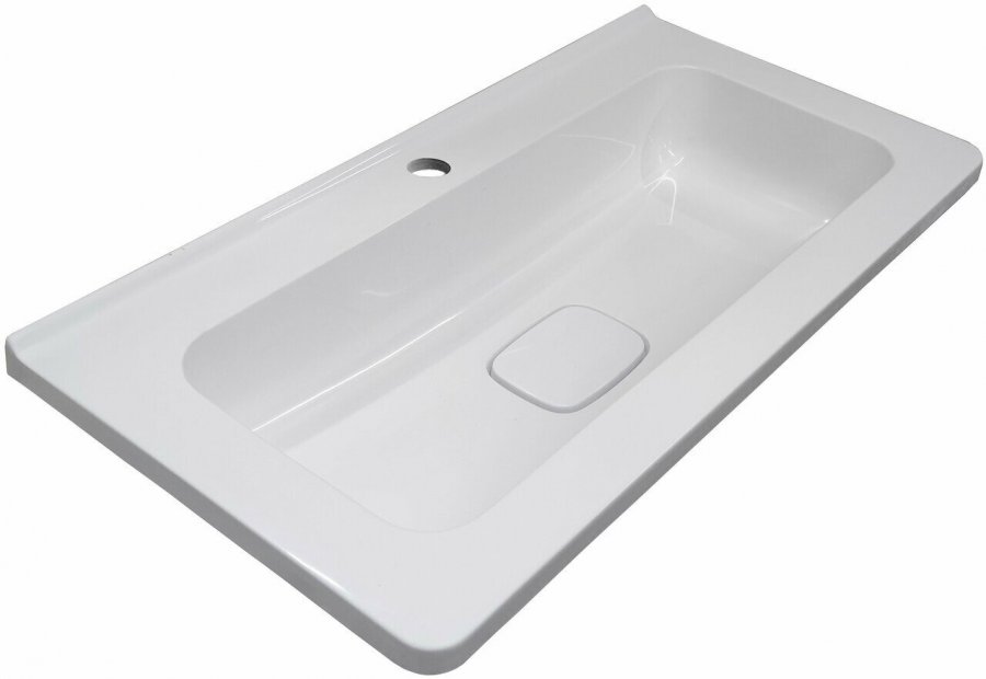 Тумба подвесная "Бергамо мини 90" (2 ящ.) Люкс антискрейтч серый, PLUS