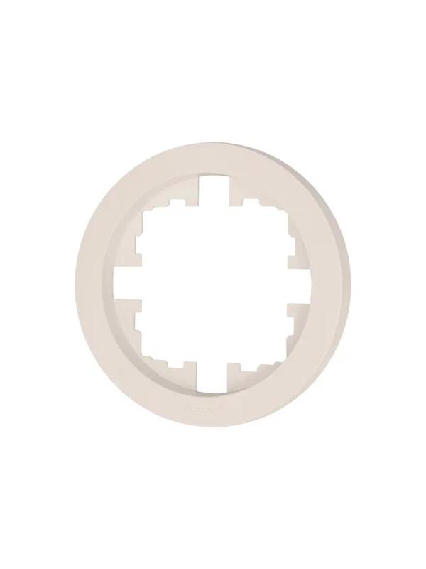 Рамка 1-м OSEN горизонт. круглая сл. кость LEZARD 744-9000-146