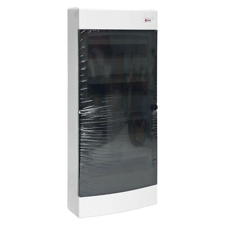 Щит распределительный навесной Unix 4х12мод. IP41 прозр. дверь PROxima EKF ux-4x12-n