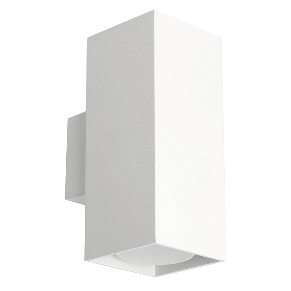 Светильник ДБО 2хGU10 вверх/вниз без ламп белый