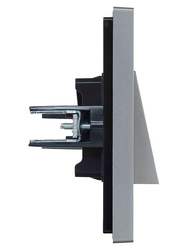 Вывод кабеля FORTE&PIANO FP542 сталь IEK FP-VK10-0-K46