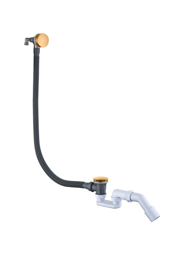 Слив-перелив для ванны, функция наполнения Bronze