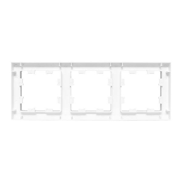 Рамка 3-м Эпика пластик бел. EKF UP1-FPW-03