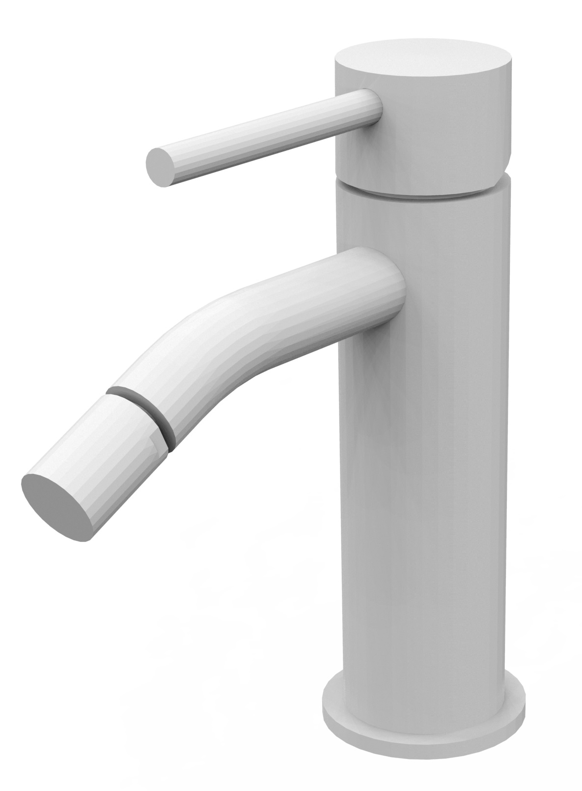 Смеситель для биде Paffoni LIGHT LIG131BO Белый матовый