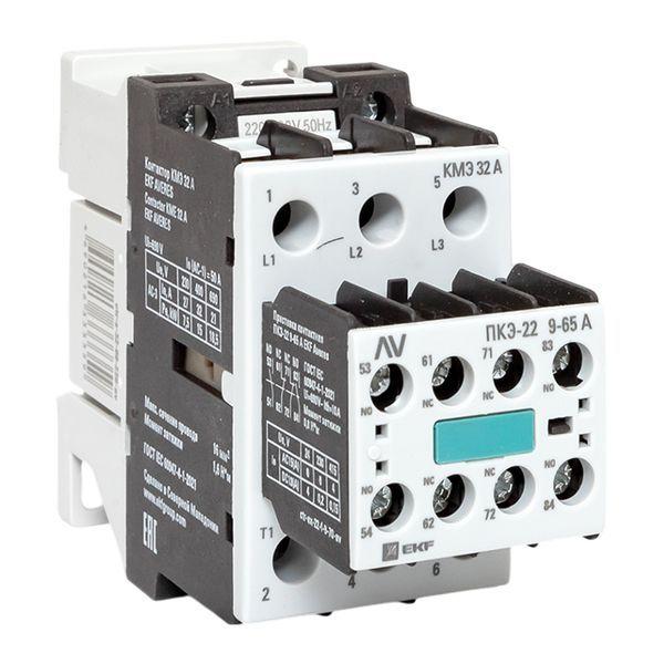 Комплект КМЭ 32А кат. 230В АС 2НО+2НЗ AVERES EKF ctr-s-32-00-230-av-22