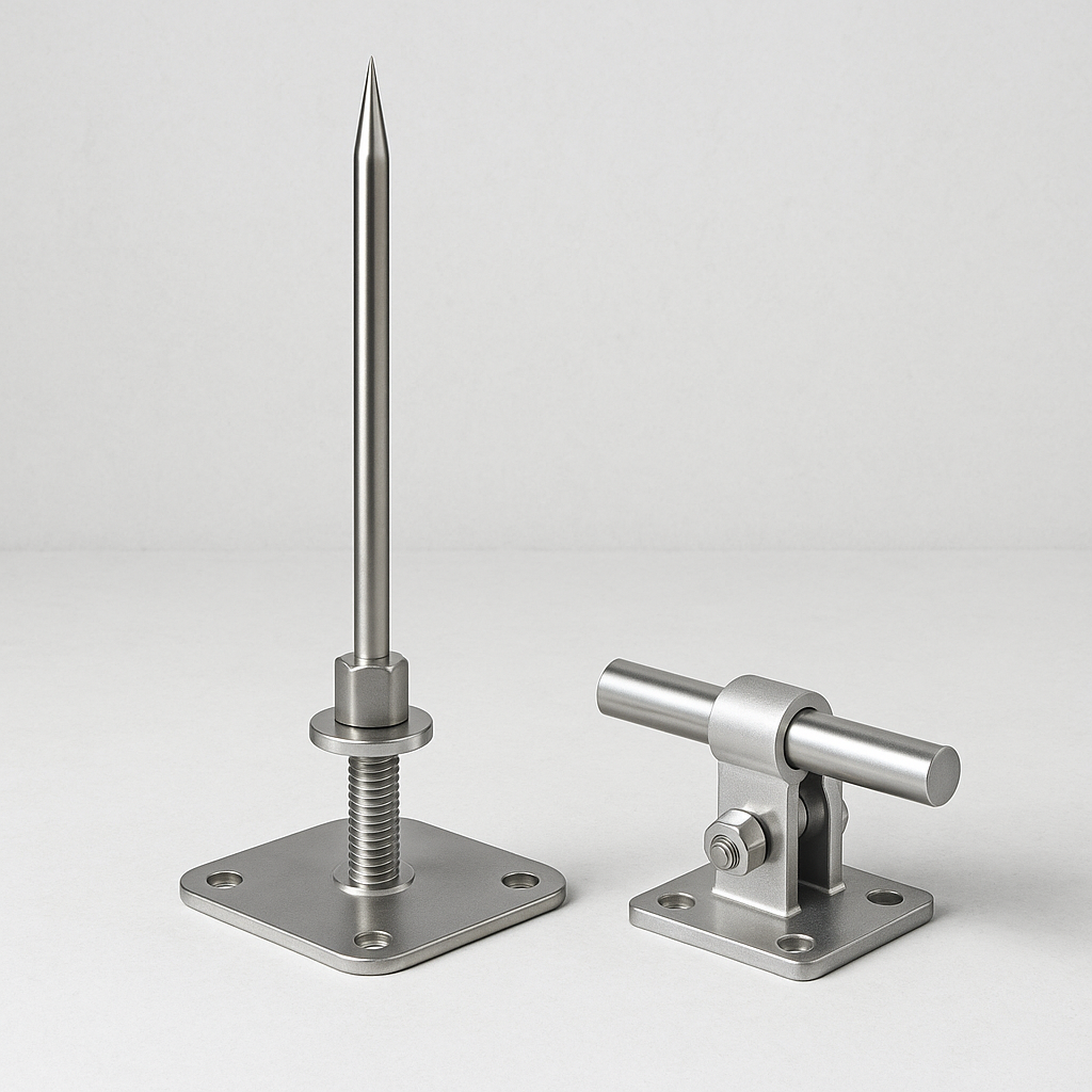 Молниеприемники и основания