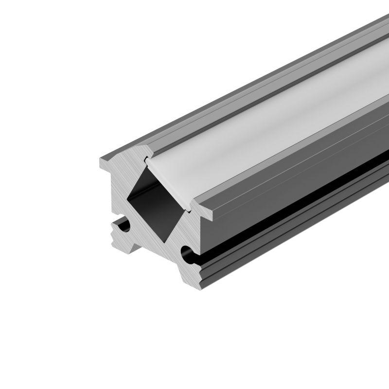 Профиль SL-BEVEL-H12-F13-2000 ANOD IRON GREY L2000 алюм. Arlight 045329