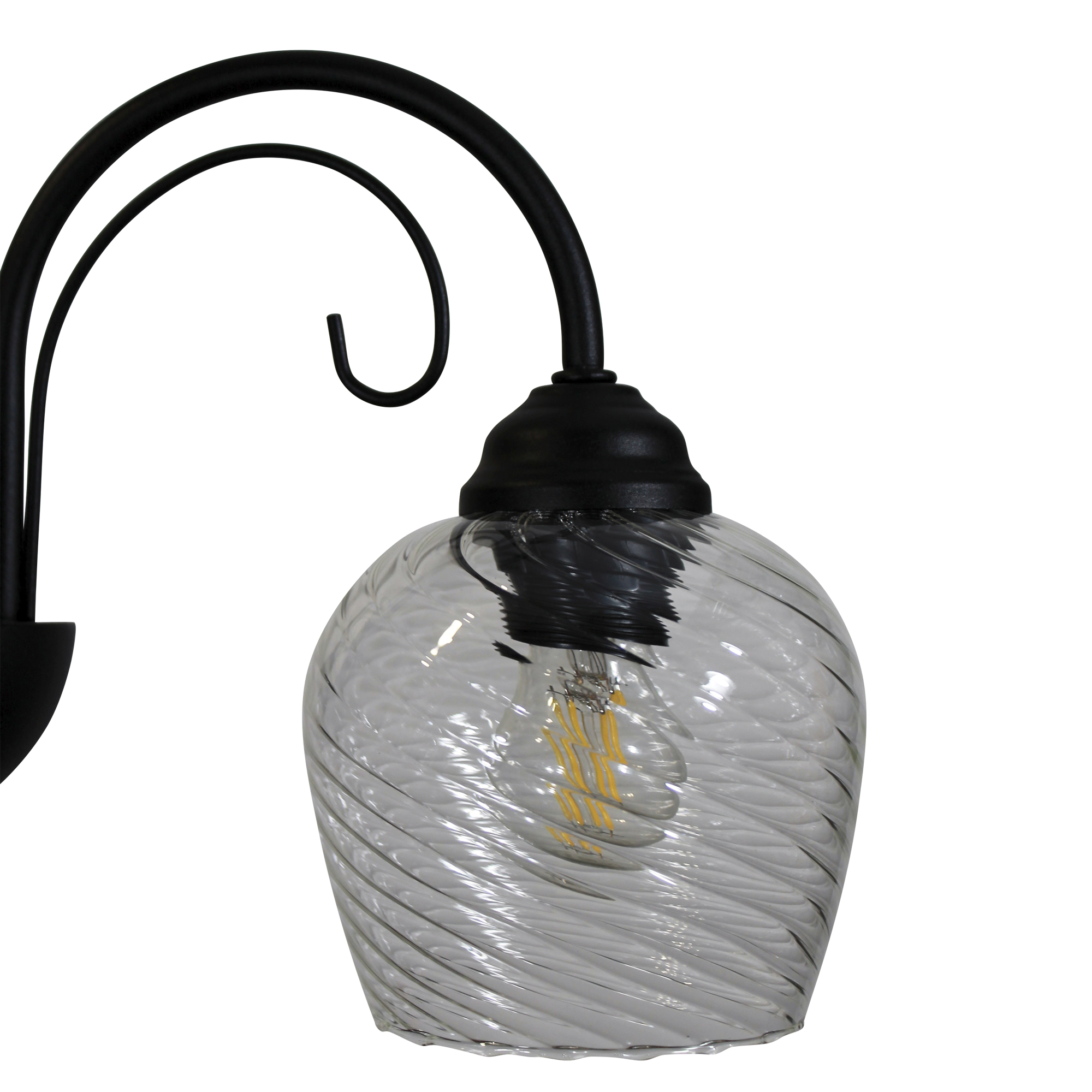 Светильник Берта 131 черн.муар (Плафон 8270) НСБ 01-3х60-158 Е27 ИУ