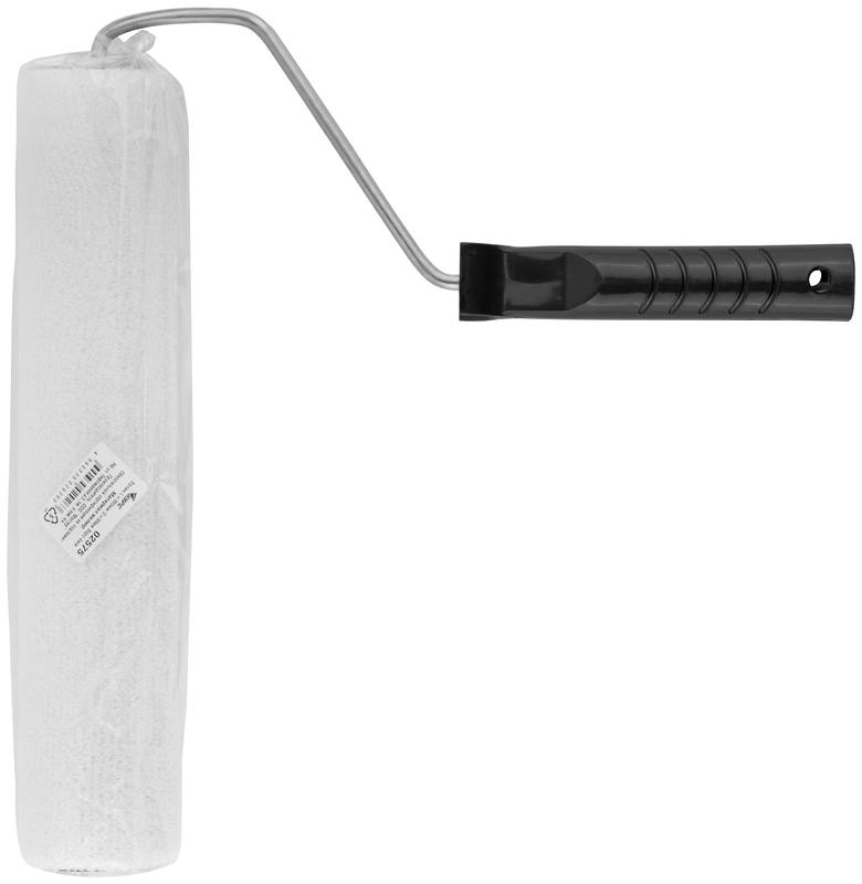 Валик 300мм с ручкой велюр. КУРС 02575