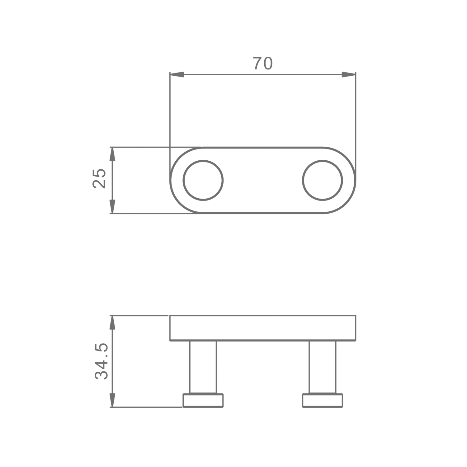 Крючок для ванной комнаты Raglo R300.052, хром