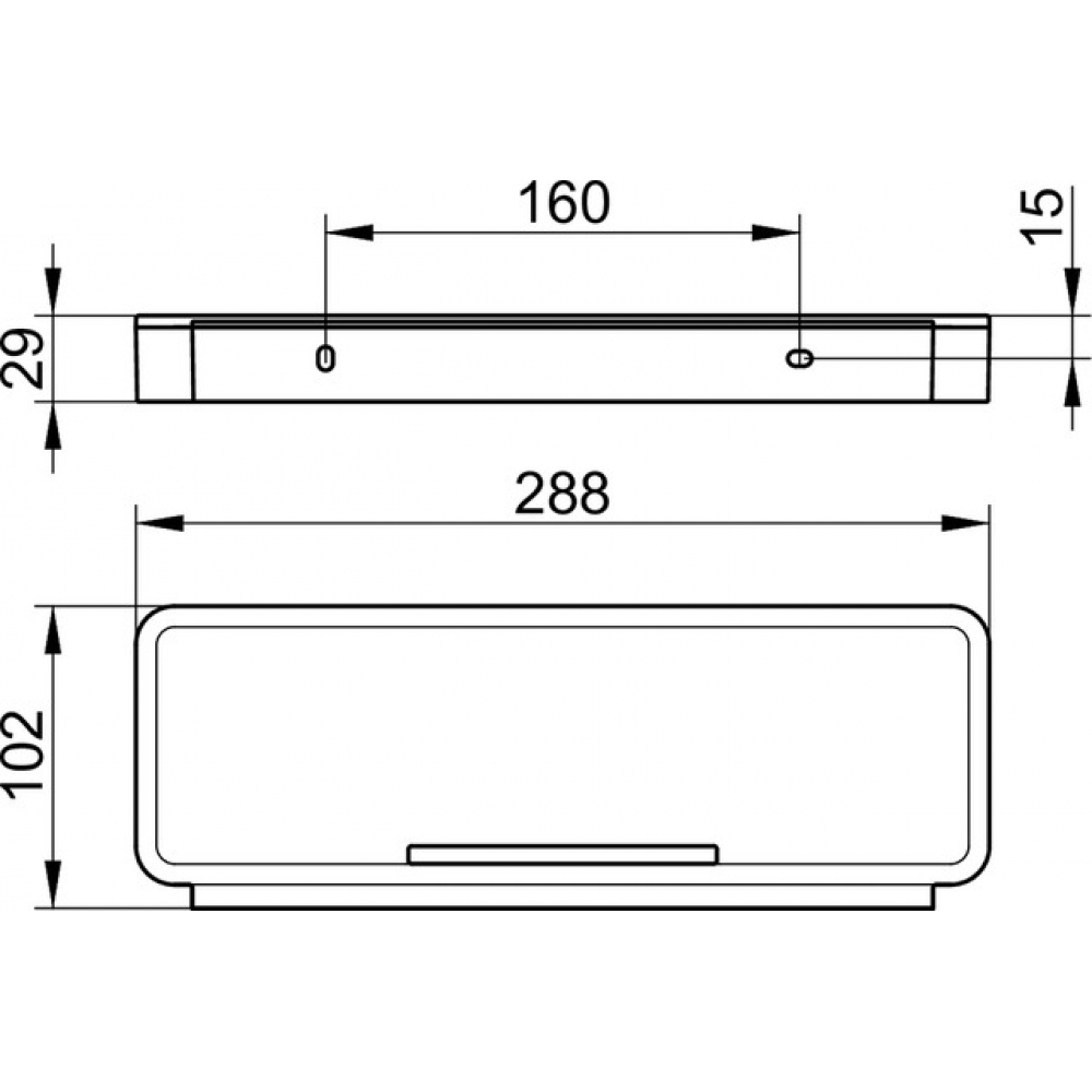 Полка Keuco Plan 14959010051