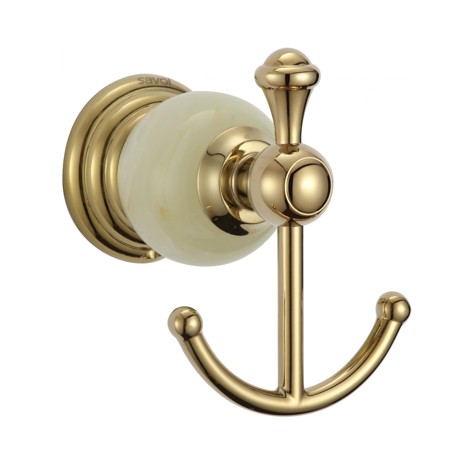 Крючок для ванной комнаты Savol S-005754B, золото