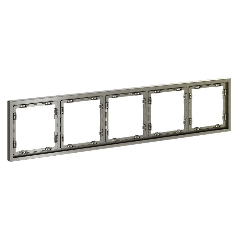 Рамка 5-м S70 пластик. шелк Voltum VLS100504