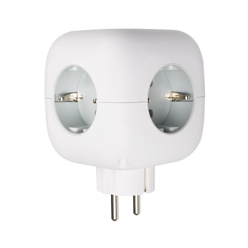 Разветвитель 3-м с заземл. 2хUSB type-A + 1х type-C AC-3UGS-wh с выкл. бел. JazzWay 5060630