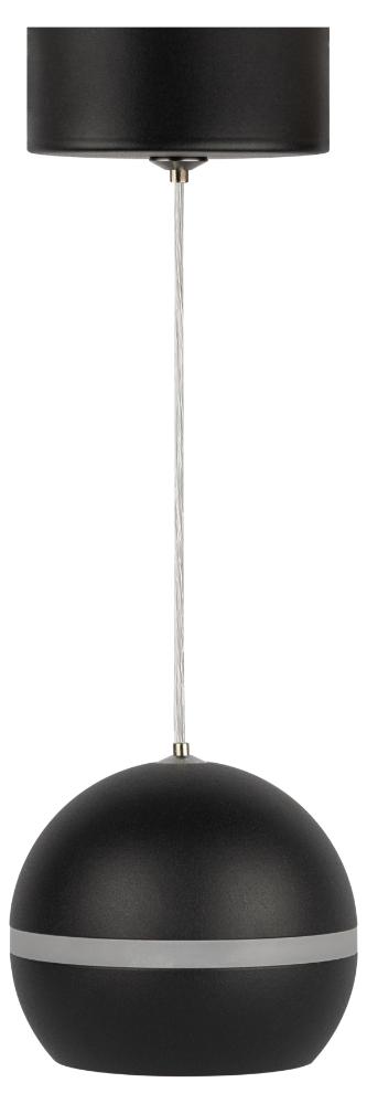 Светильник подвесной (подвес)  PL21 BK GX53 потолочный шар черный
