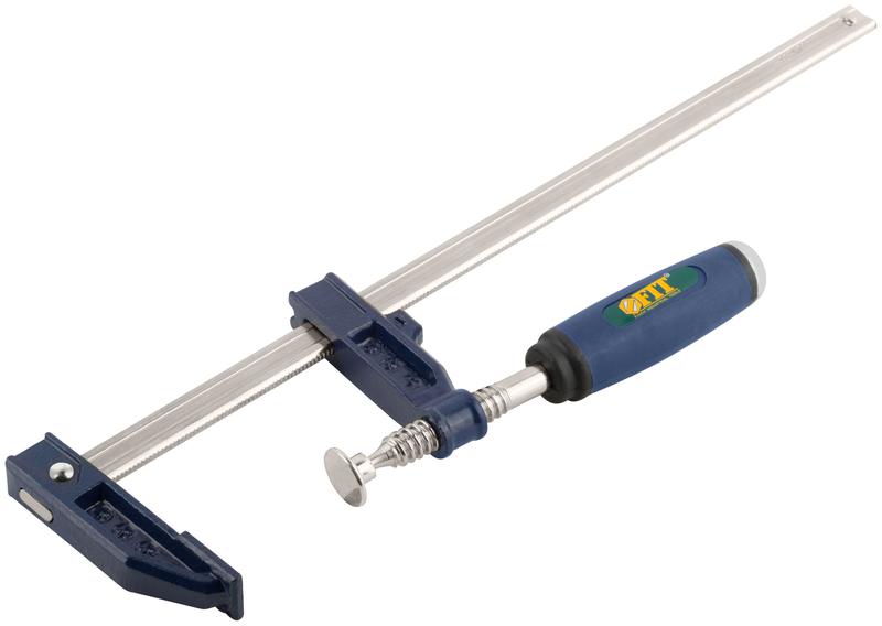 Струбцина тип "F" усиленная мягкая ручка 50х300мм FIT 59154