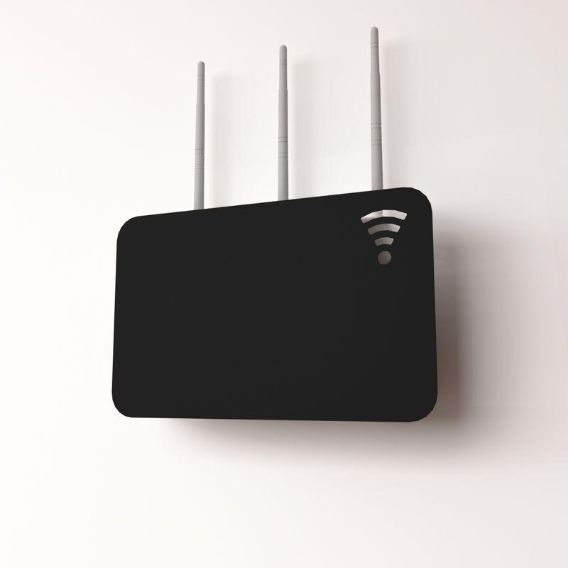 Держатель для хранения роутера с регулировкой размеров настенный черн. Rexant 38-0713