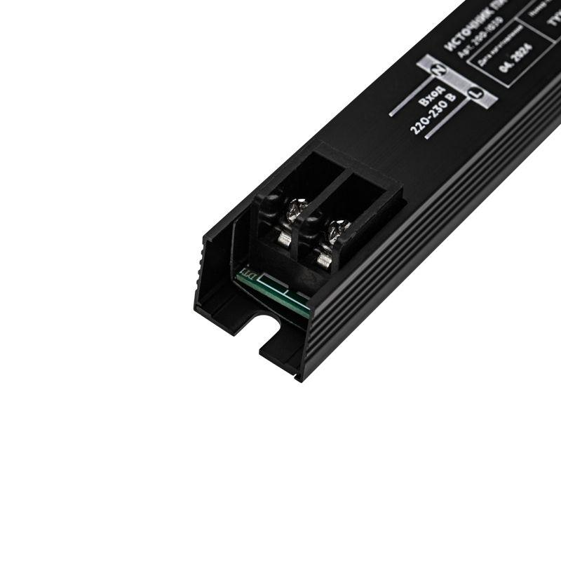 Источник питания (драйвер) 12В 18Вт IP20 с разъемами под винт ультратонкий Rexant 200-1030