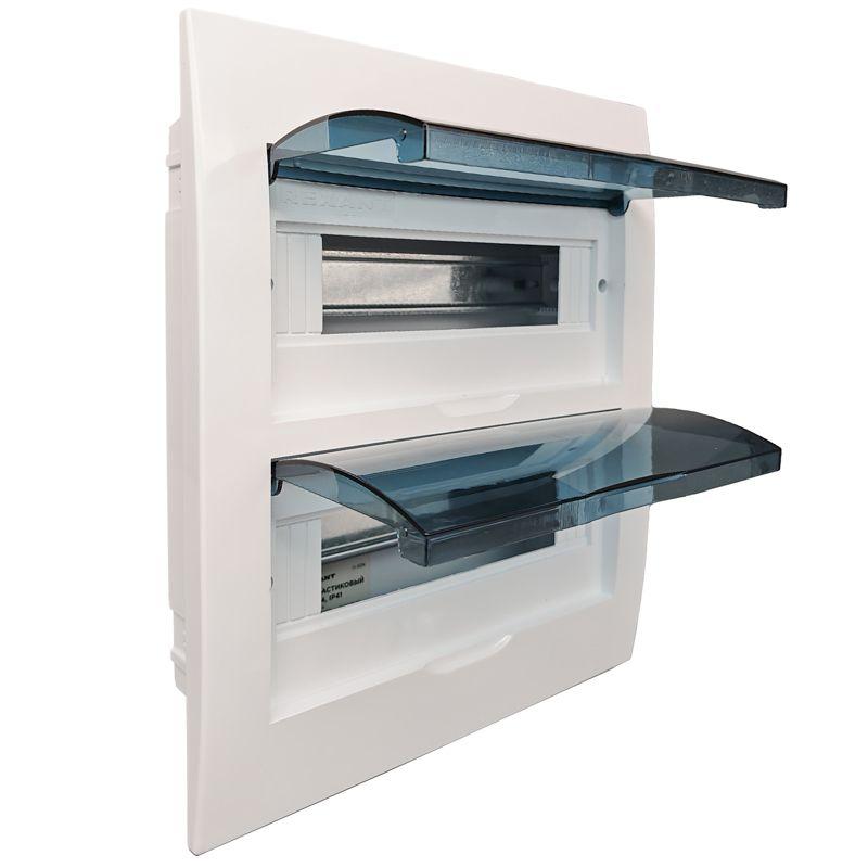 Бокс ЩРВ-П-24 IP41 пластик. бел. Rexant 11-0224