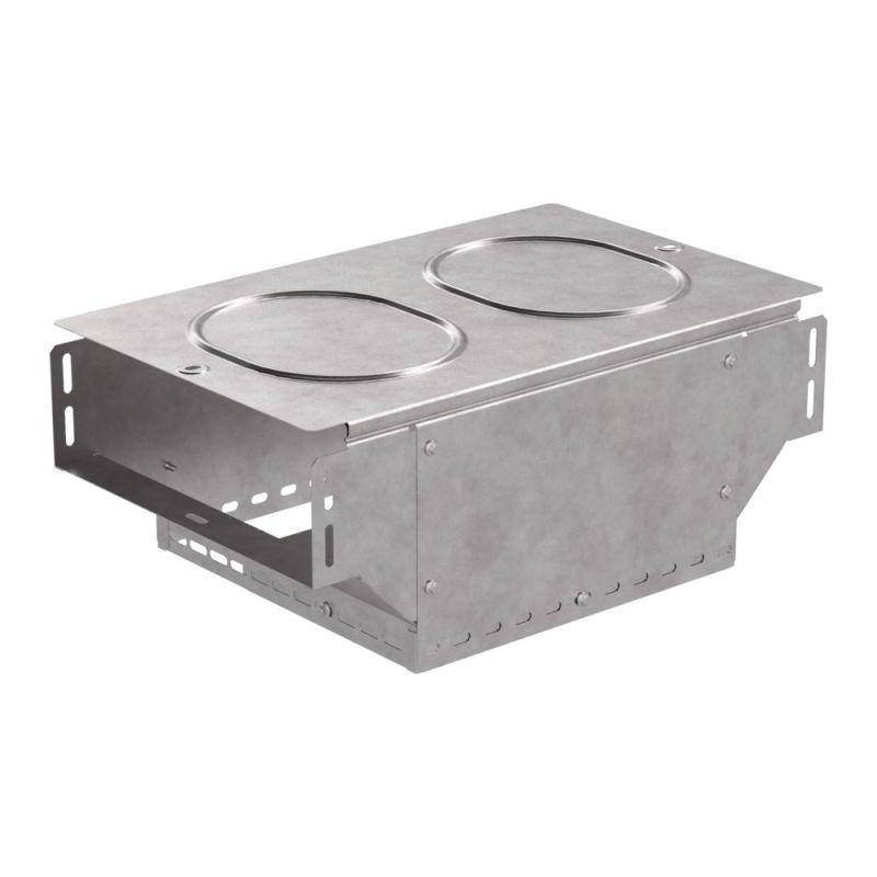 Ответвитель Т-образный вертикальный 300х100 с крышкой стандарт Промрукав PR16.0967