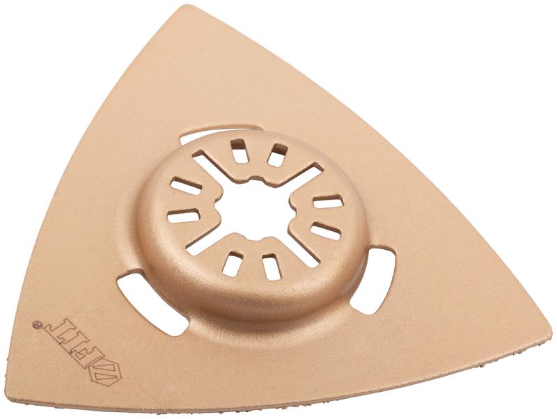 Насадка шлифовальная карбидная треугольная 80мм FIT 37935