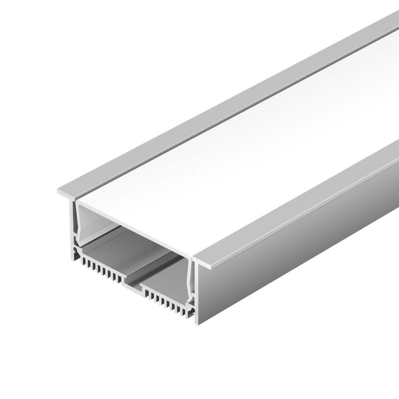 Профиль SL-LINIA88-F-2500 ANOD+OPAL L2500 с экраном алюм. Arlight 020471