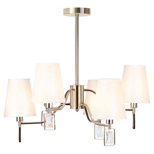 Люстра Cristal 2095-306 6хЕ14 40Вт классика Rivoli Б0062113