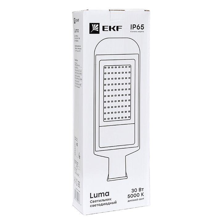 Светильник светодиодный ДКУ-8001-Д 30Вт 5000К IP65 консольный PROxima EKF SLL-8001-30-5000