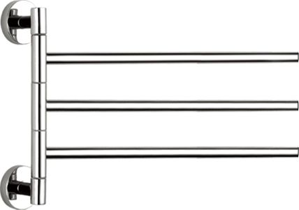 Держатель для полотенец Aquanet AQUANET 8067 хром (поворотный, тройной)