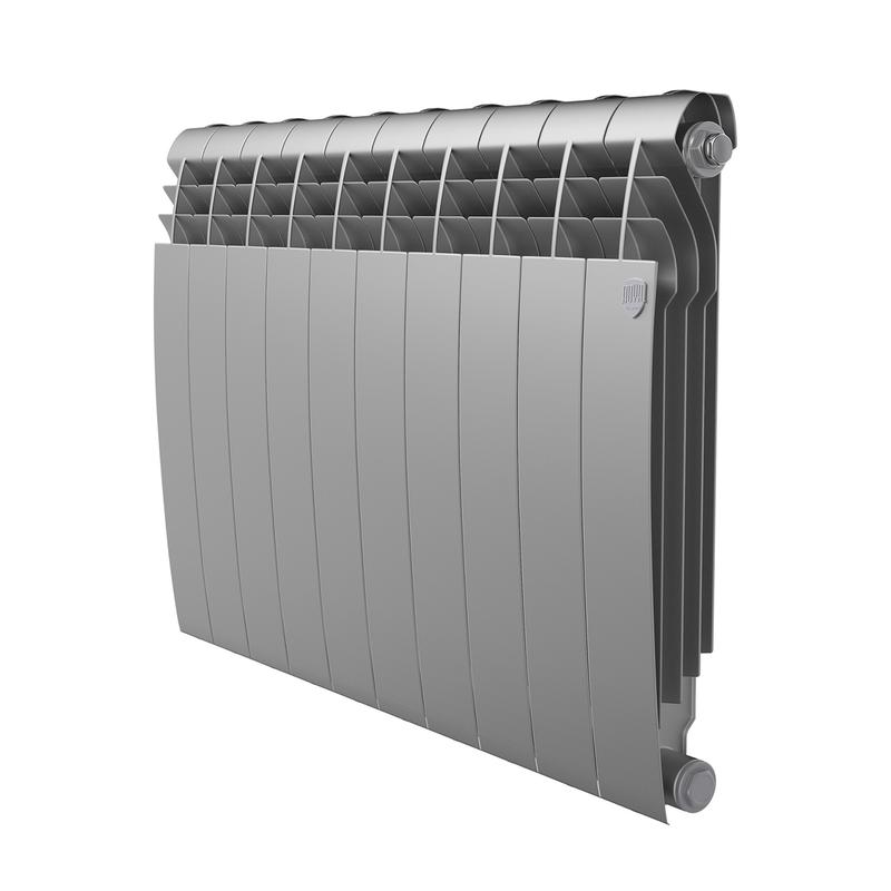 Радиатор BILINER B 500 10 секц. биметал. серебр. Royal Thermo НС-1682275