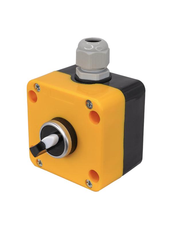 Пост управления ПКУ-22-1341-65У1 1 переключатель на два положения с фиксацией НО IP65 Электротехник ET014863