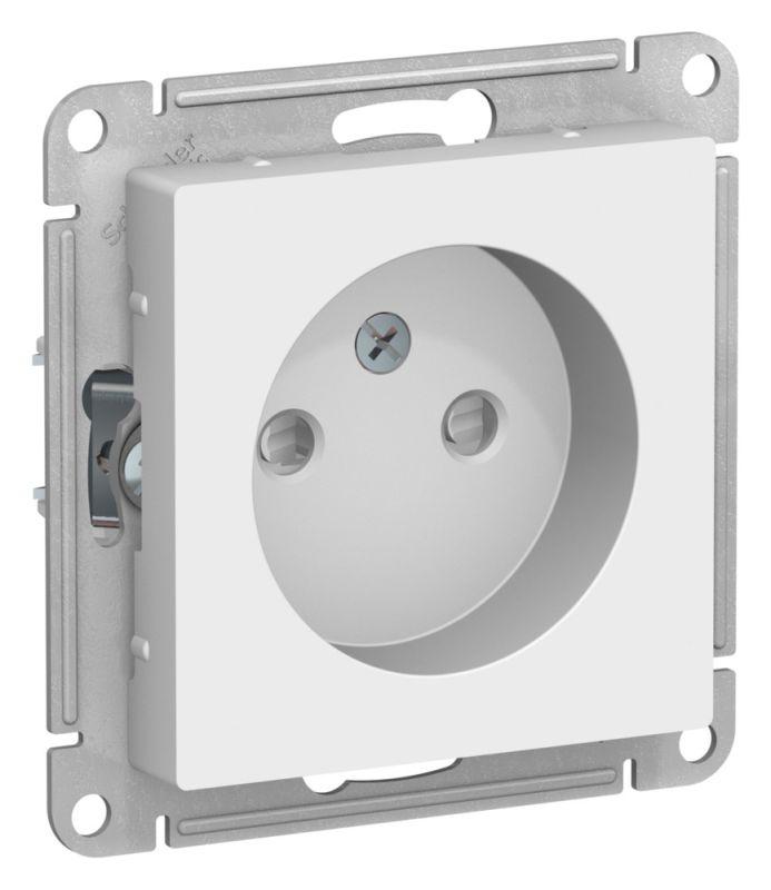 Розетка AtlasDesign 16А без заземл. защ. шторки механизм лотос SE ATN001349