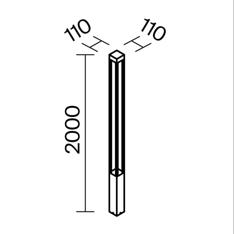 Светильник Elbe 25Вт 3000К IP65 садово-парковый Maytoni O424FL-L25GF