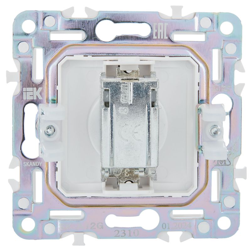 Розетка TV оконечная SKANDY SK-A12G графит IEK SK-A10-O-K53