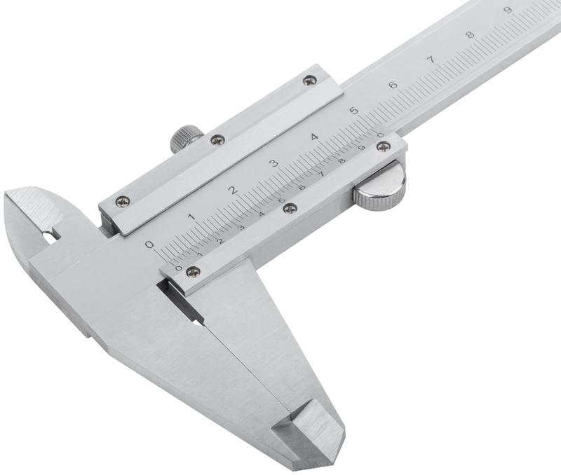 Штангенциркуль металлический нержавеющий 200мм/0.02мм пластик. кейс FIT 19845