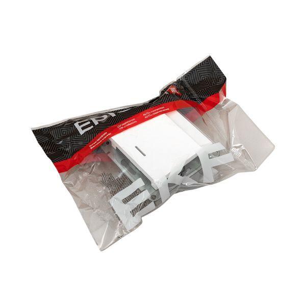 Выключатель карточный Эпика с подсветкой механизм бел. EKF UP1-SWW-card