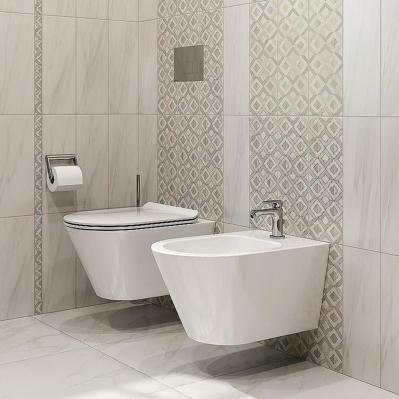 Унитаз Kerama Marazzi Plaza Modern PLMR.wc.02 подвесной белый глянцевый без сиденья