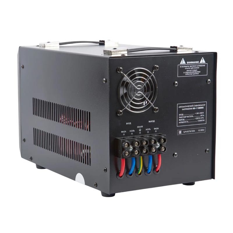 Стабилизатор напряжения RS-1 12000X 12000В.А 1ф релейный напольн. TM Uniel UL-00012861