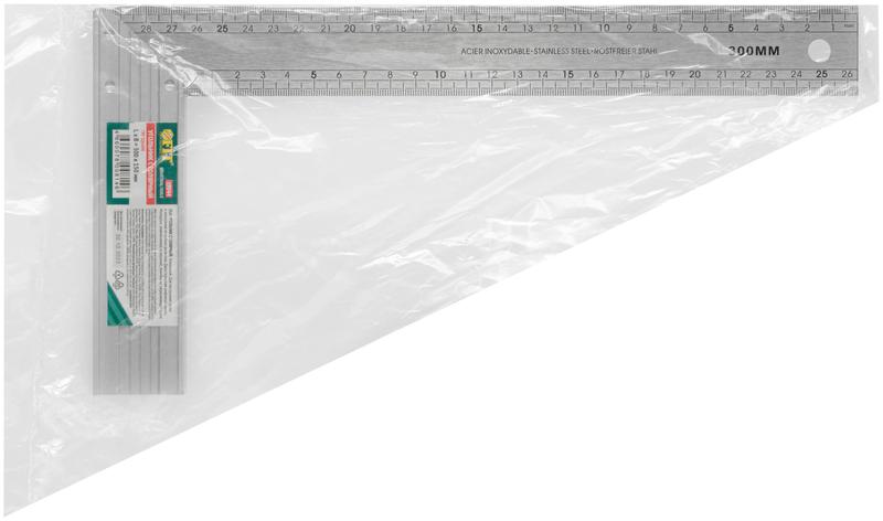 Угольник столярный профи 300х150мм FIT 19544