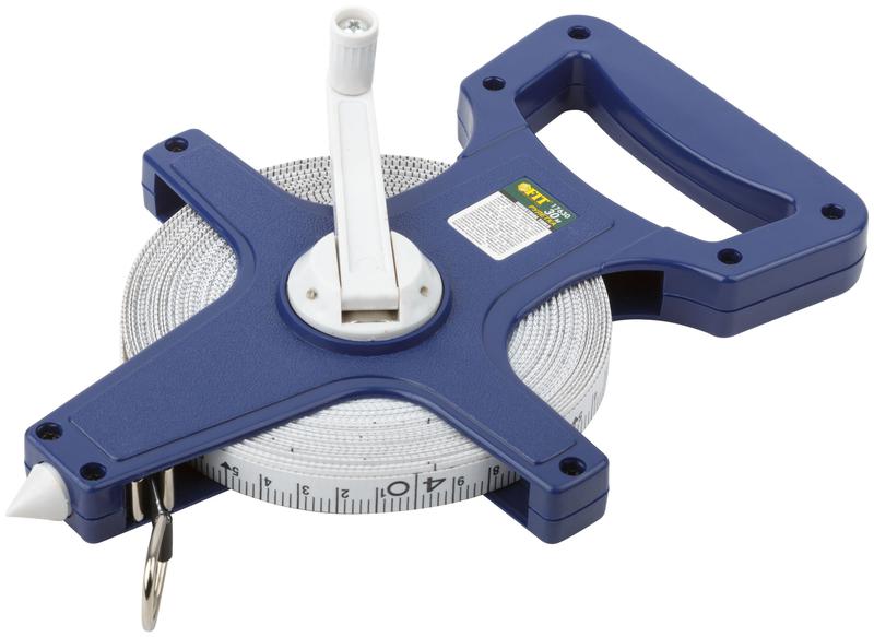 Рулетка землемерная 30м фибергласовая лента открытый корпус син. FIT 17630