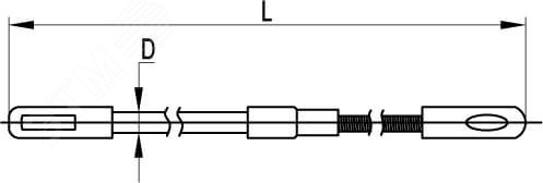 Протяжка из нейлона диаметр 4мм (20м)