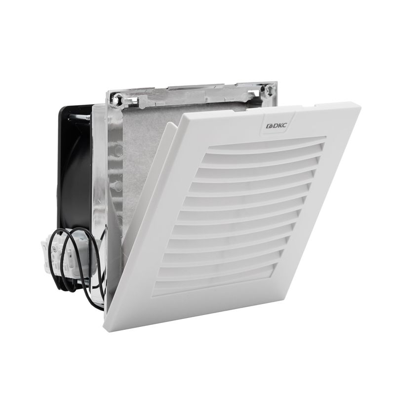 Вентилятор с фильтром ЭМС 100куб.м/ч 115В AC 152х152мм IP54 DKC R5MCV15115