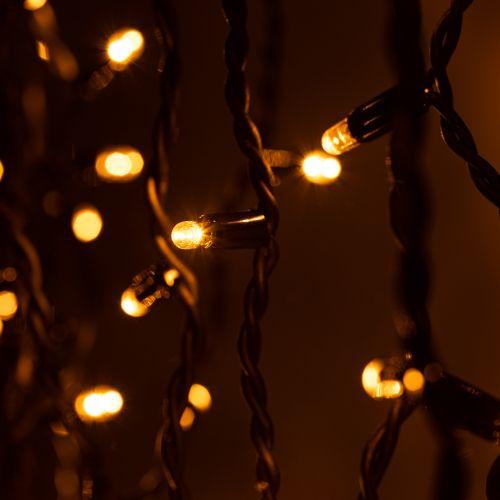 Гирлянда светодиодная "Бахрома" 2х1м 120LED желт. IP65 уличная ERAPS-BZ2 Эра Б0060546