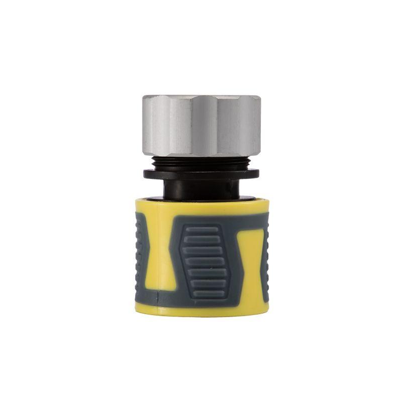 Коннектор для шланга быстросъемный 1/2дюйм с термопластичной резиной и зажимной гайкой из цинка Профи ЧЕТЫРЕ СЕЗОНА 62-0304-F