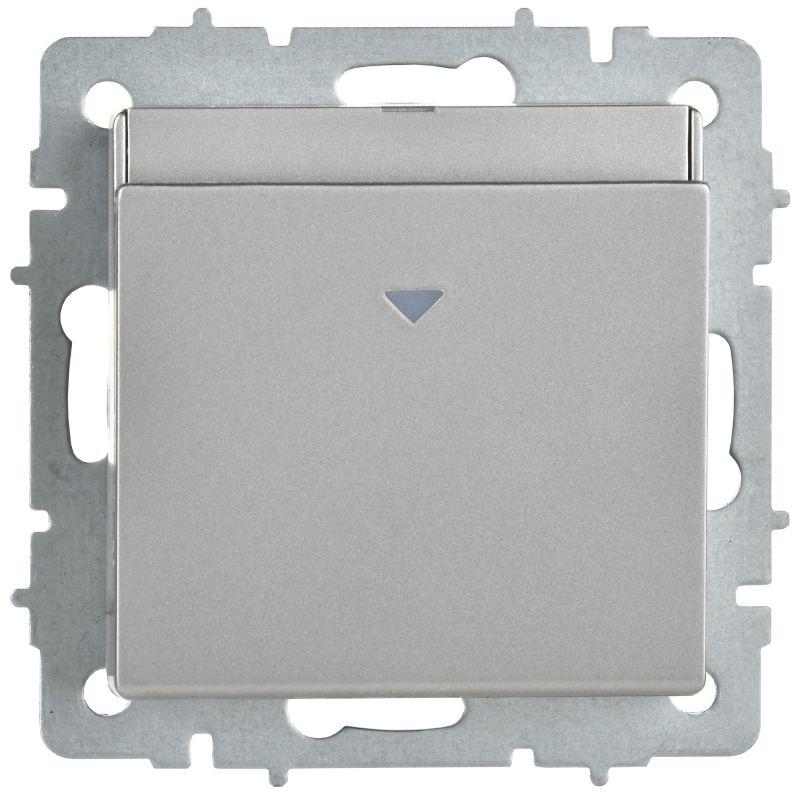 Выключатель карточный BRITE 30А ВС10-1-8-БрА механизм алюм. IEK BR-V11-0-10-K47