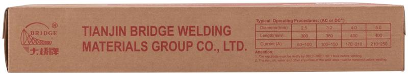 Электрод THJ506Fe "Bridge" (аналог ОК48) для углеродистых и низколегированных сталей 3.2х350мм (коробка 5.0кг) ВRIDGE 81782